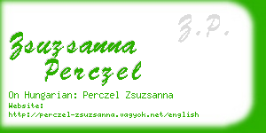 zsuzsanna perczel business card